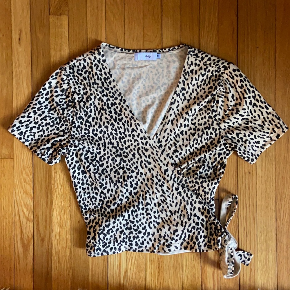 Adika cropped wrap top